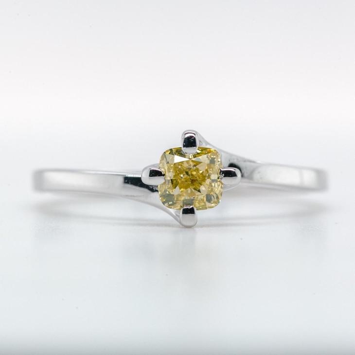 14K prsten s diamantem 0,51ct - certifikát AIG