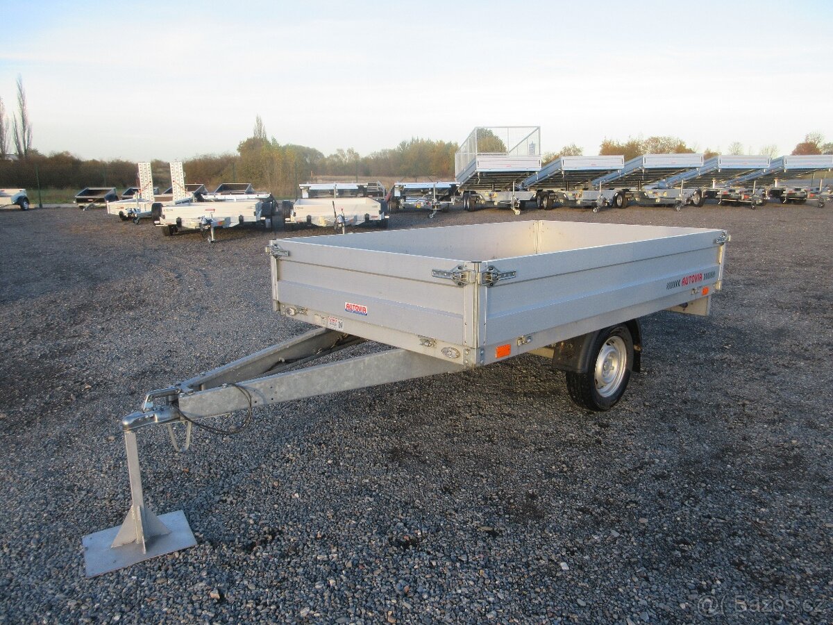 Bazarový přívěs ZV 22 750kg N1 2,55x1,50/0,35