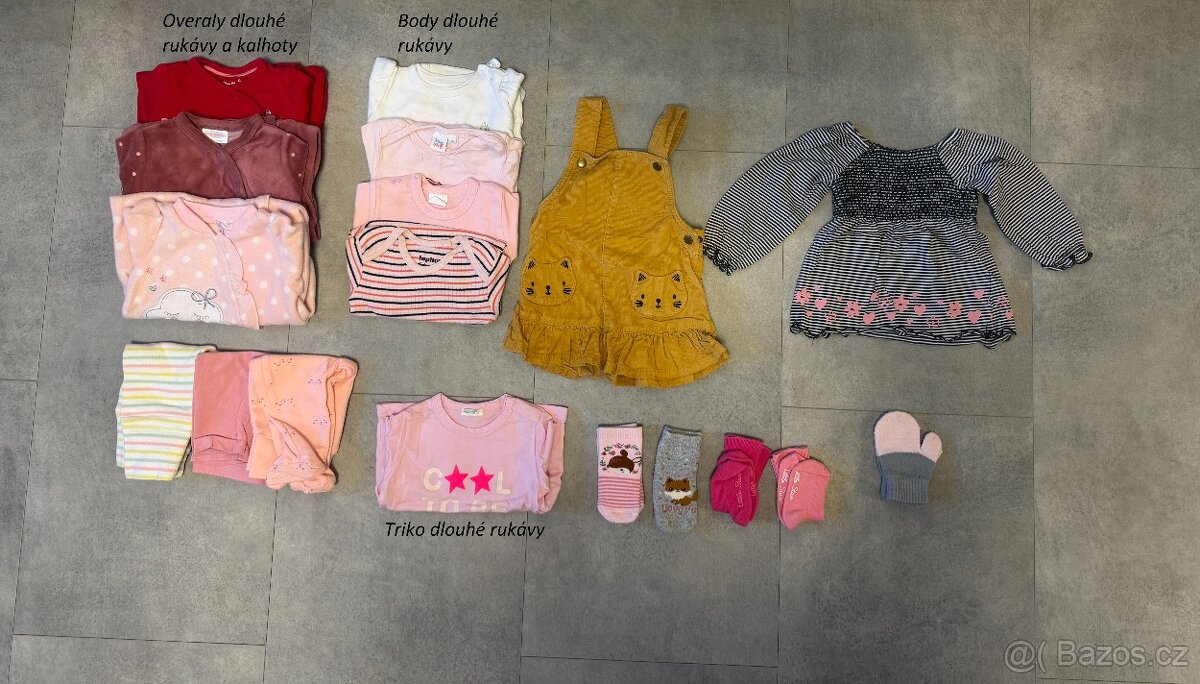 Dětské dívčí oblečení vel. 62
