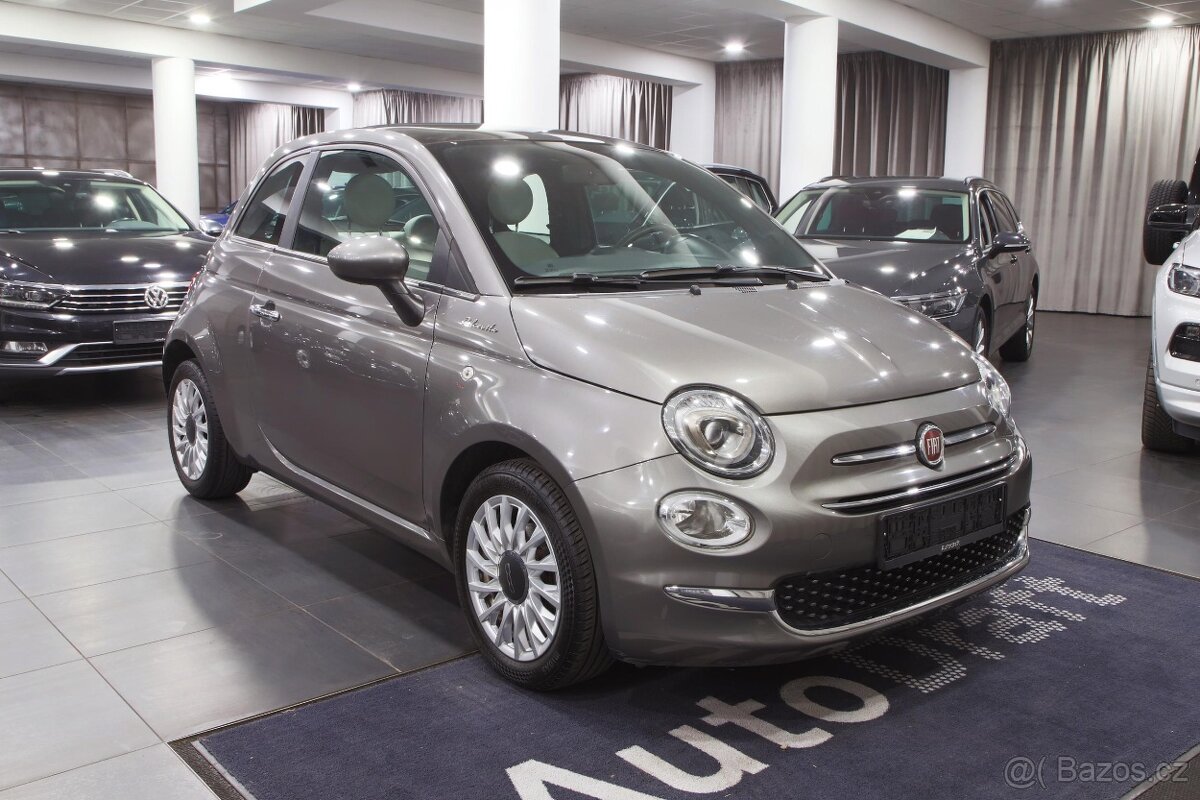 Fiat 500 Dolcevita 51kW / Kožené čalounění / Záruka 2 roky
