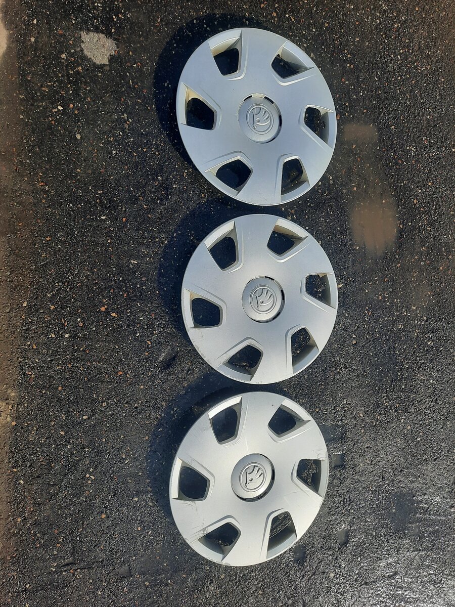 3ks poklic ORIGINÁL Škoda 15"