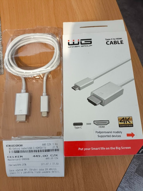 Datový kabel Type C - HDMI