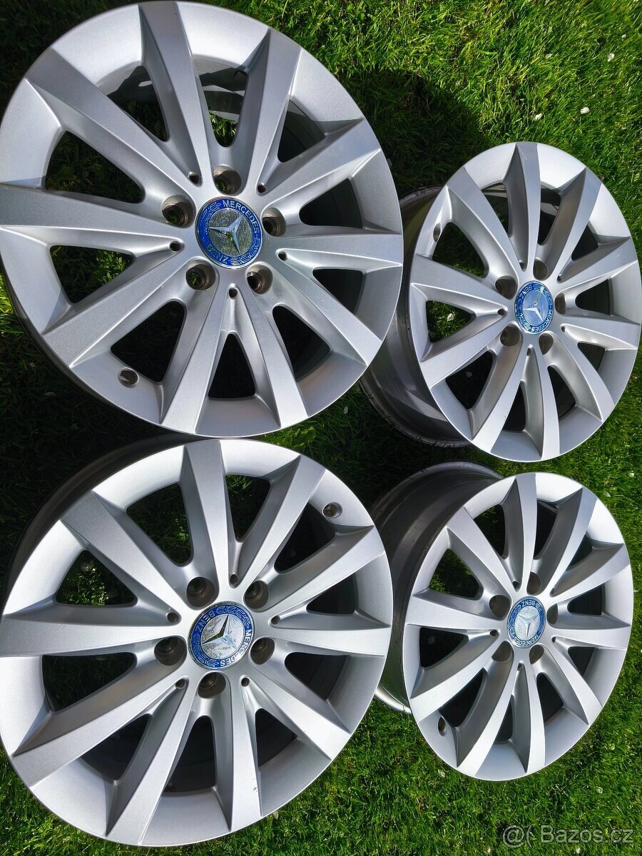 Originální alu kola Mercedes r16 5x112 třída A B