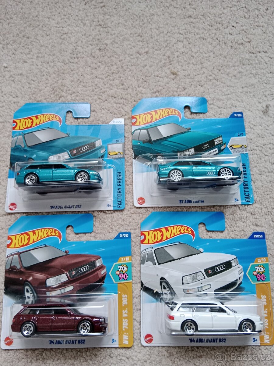 Hot wheels Audi avant rs2, Audi quattro