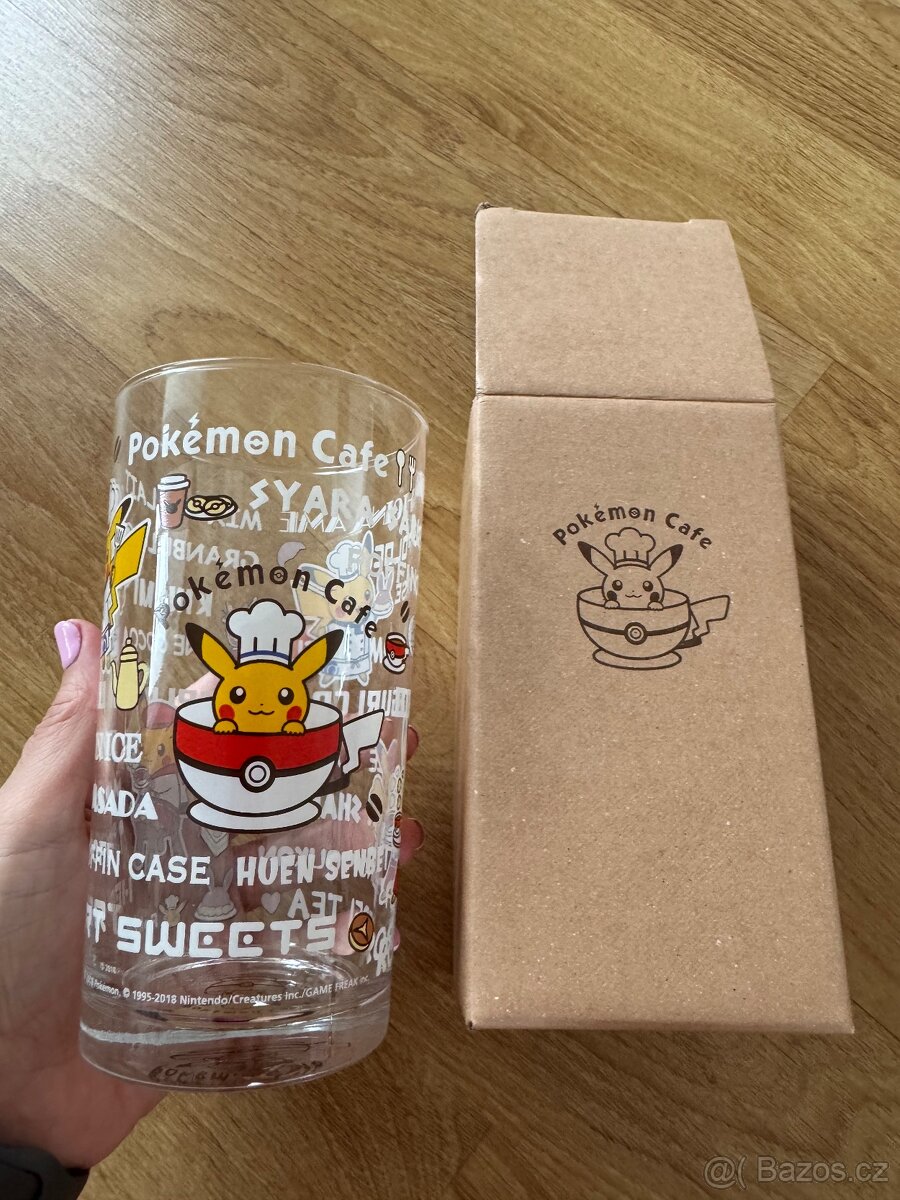 Sklenice Pokemon Cafe