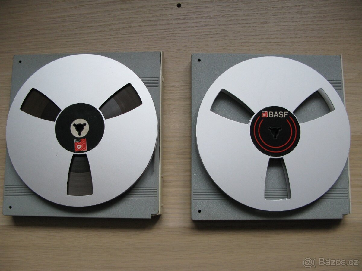 Magnetofonové alu cívky BASF 18 cm