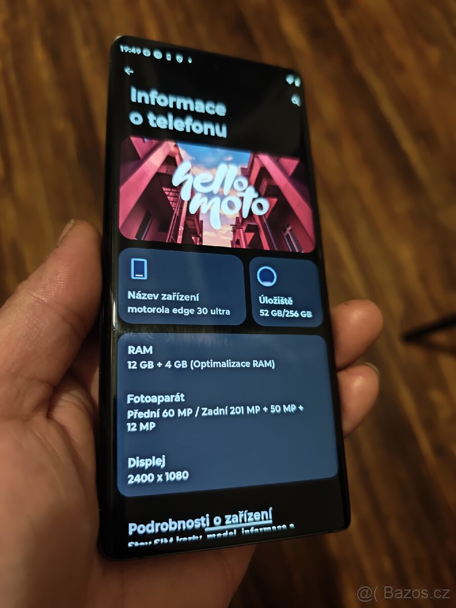Motorola edge 30 ultra rezervované