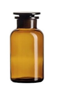 Sklenice se zabroušeným hrdlem