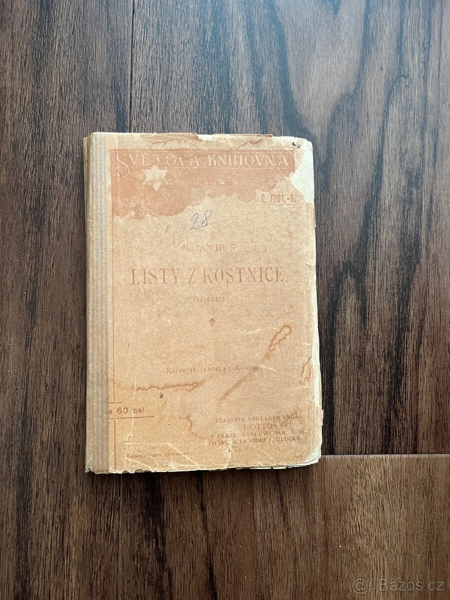 Listy z Kostnice Jan Hus, staré vydání