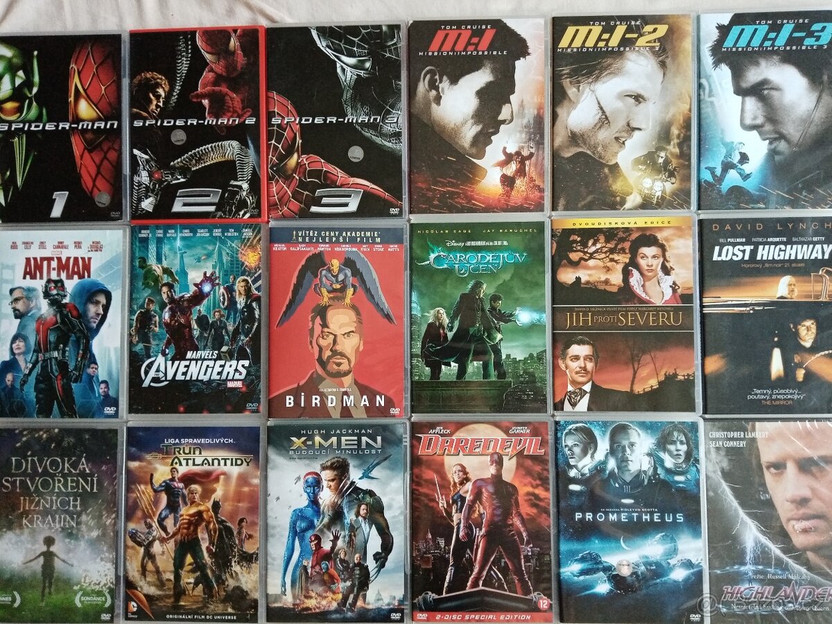 170 DVD kvalitních režisérů od 72 Kč