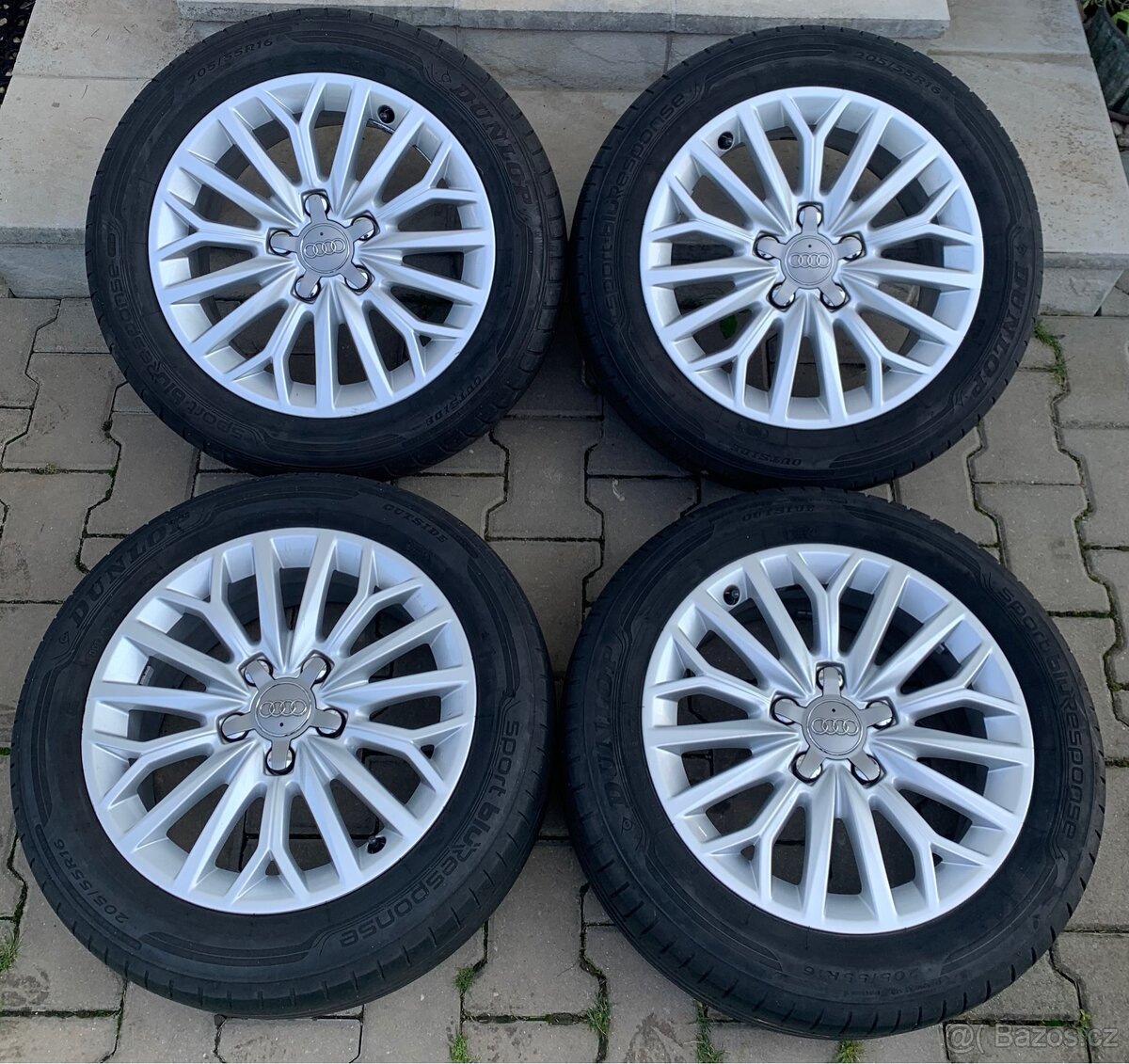 Alu kola Audi, 5x112, R16, letní pneu, ET48