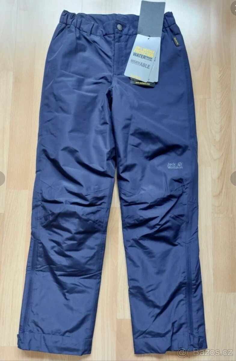 Nové nepromokavé zimní kalhoty Wolfskine, oteplováky, 152