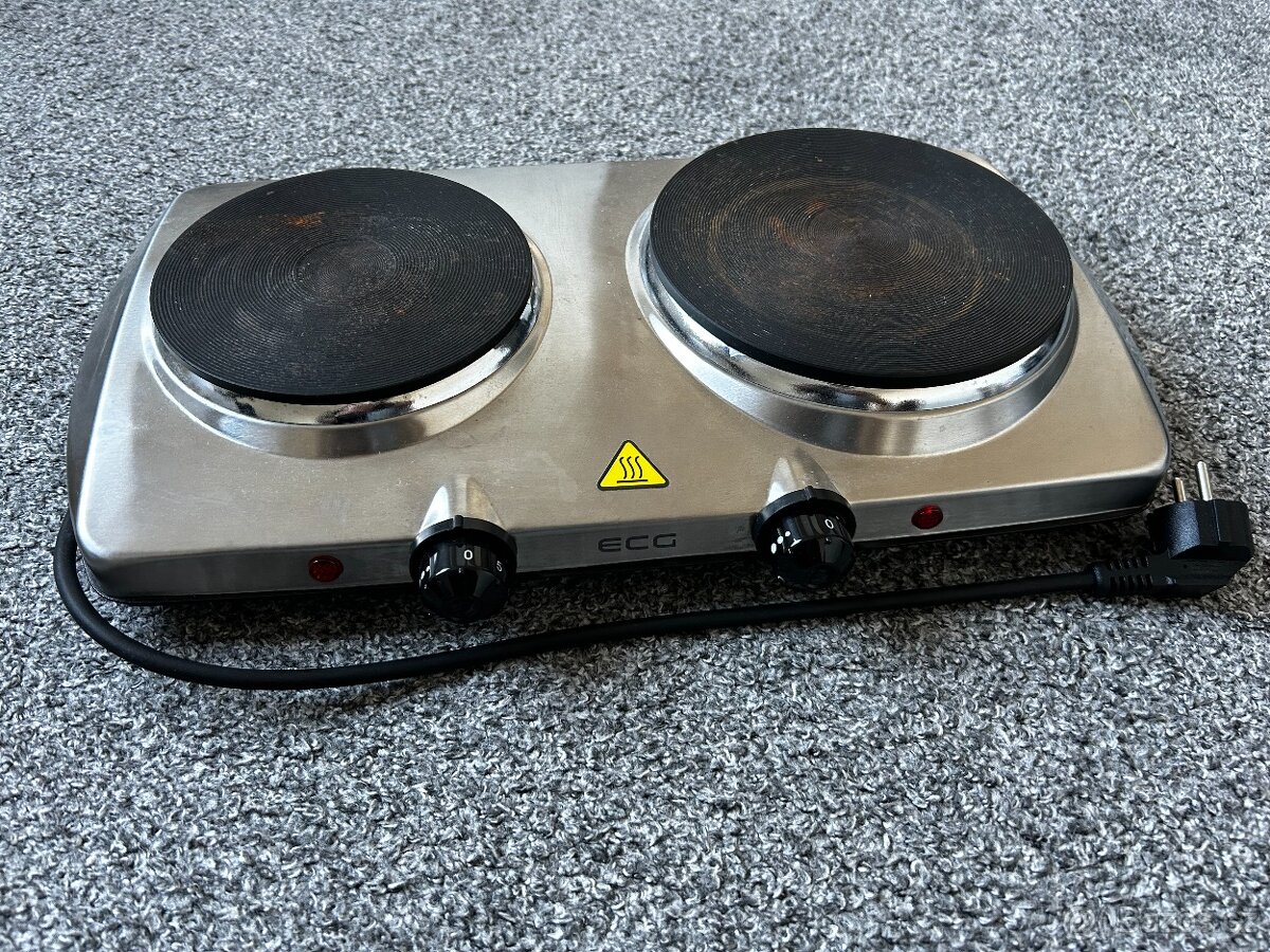 Dvouplotýnkový vařič ECG EV 2512