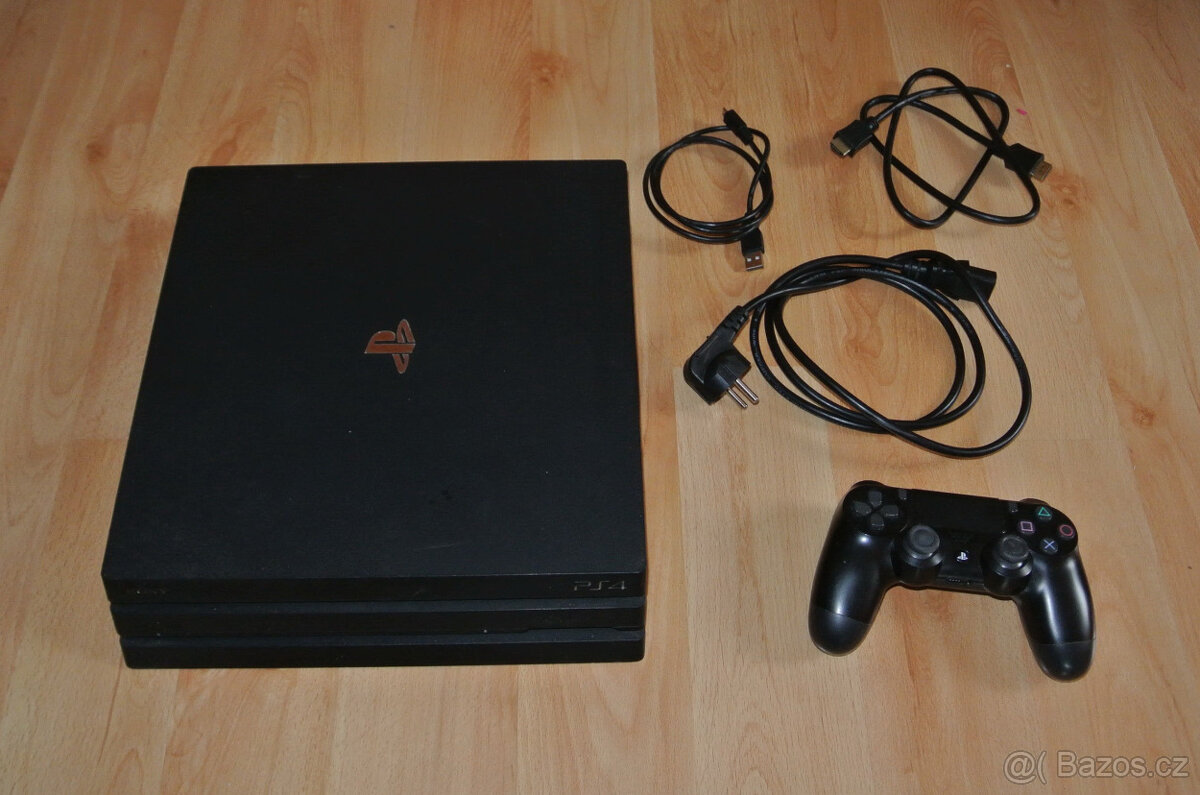 SONY Playstation 4 PRO 1TB + originál ovladač a kabely