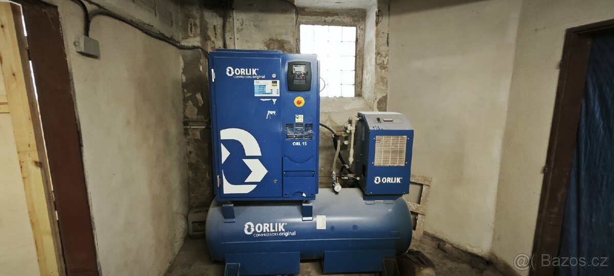 Šroubový kompresor Orlík ORL 15v/500d
