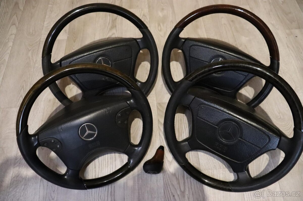 Dřevěný volant Mercedes W210 / W208 / W140 / W124