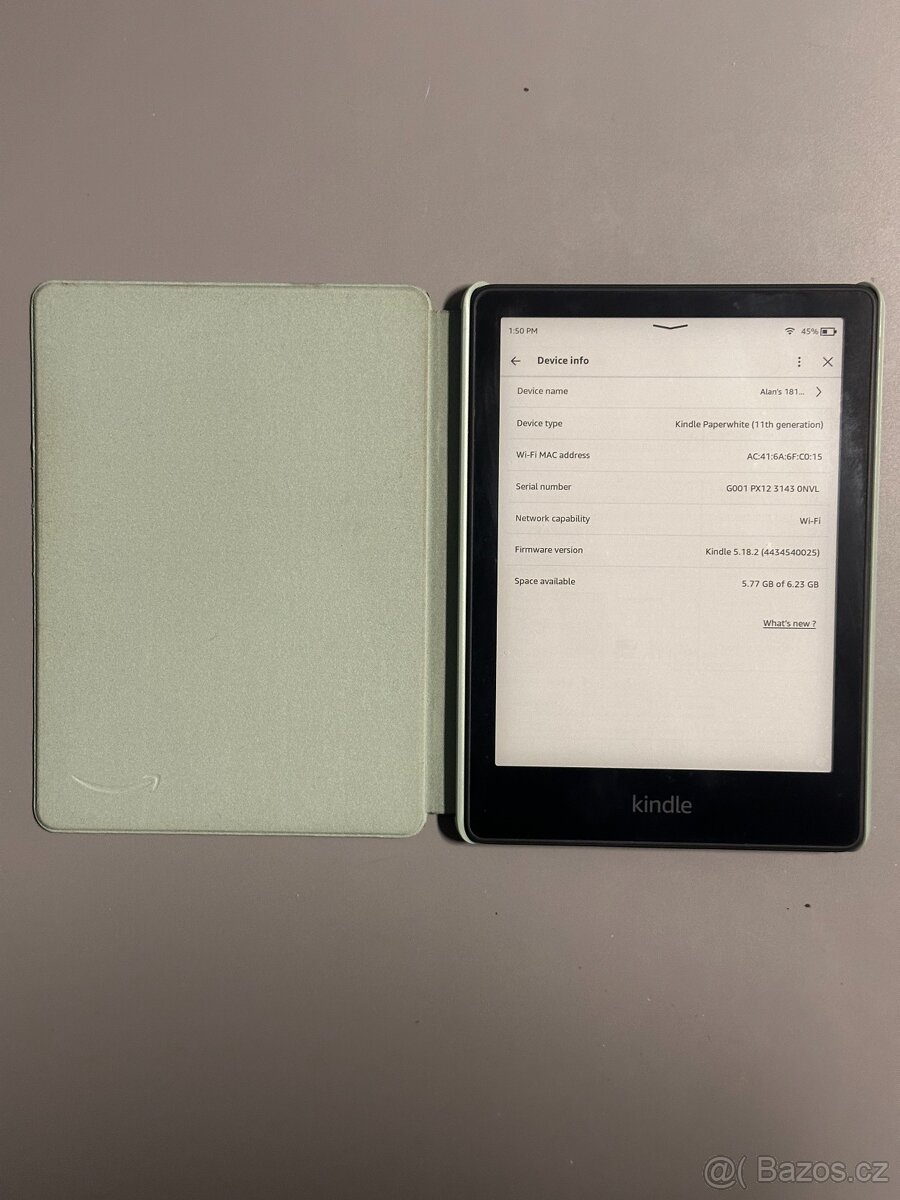 Čtečka Amazon Kindle Paperwhite 11. gen 8GB + obal