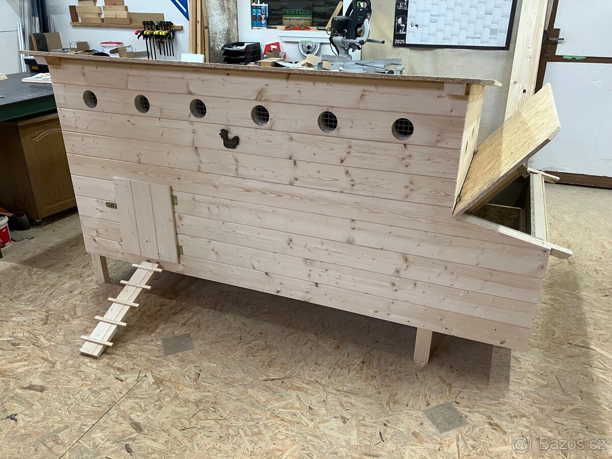 Velký kurník pro 15-17 slepic