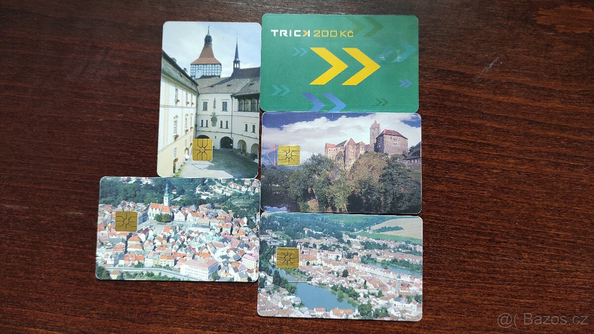 Telefonní karty Města