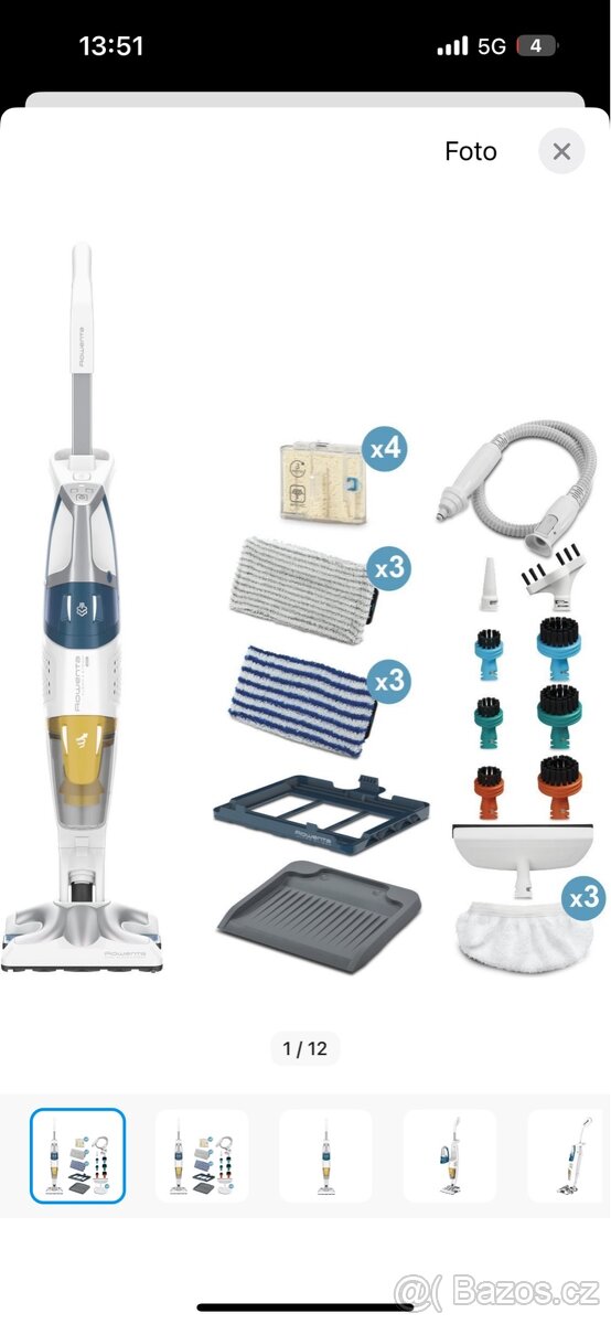 Parní vysavač rowenta