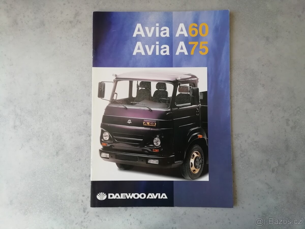 Avia Daewoo A60, A75 katalog - doprava v ceně