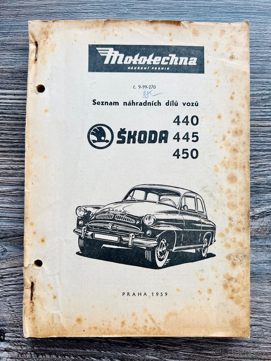 Seznam ND - Škoda 440 / 445 / 450 ( 1959 )