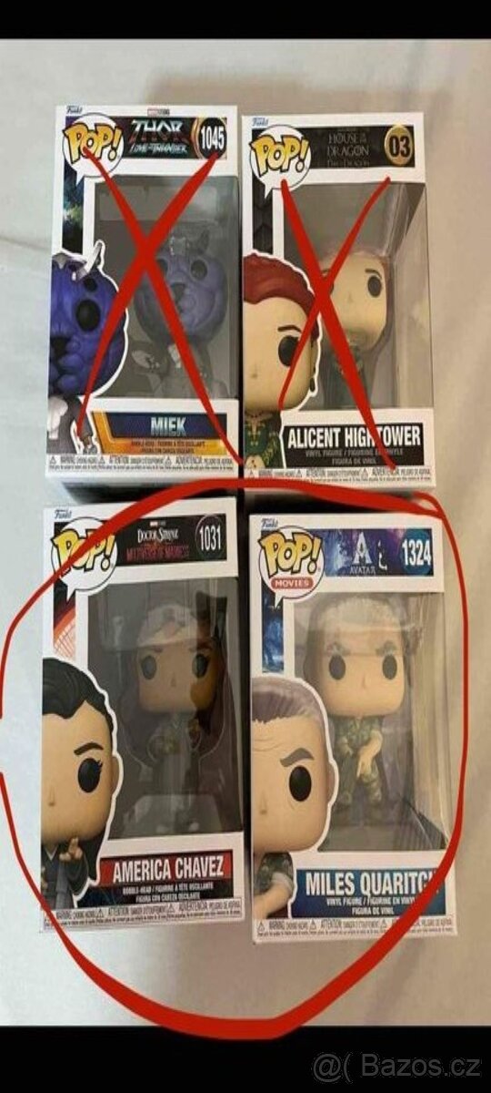 Nové FUNKO POP figurky 1031,1324