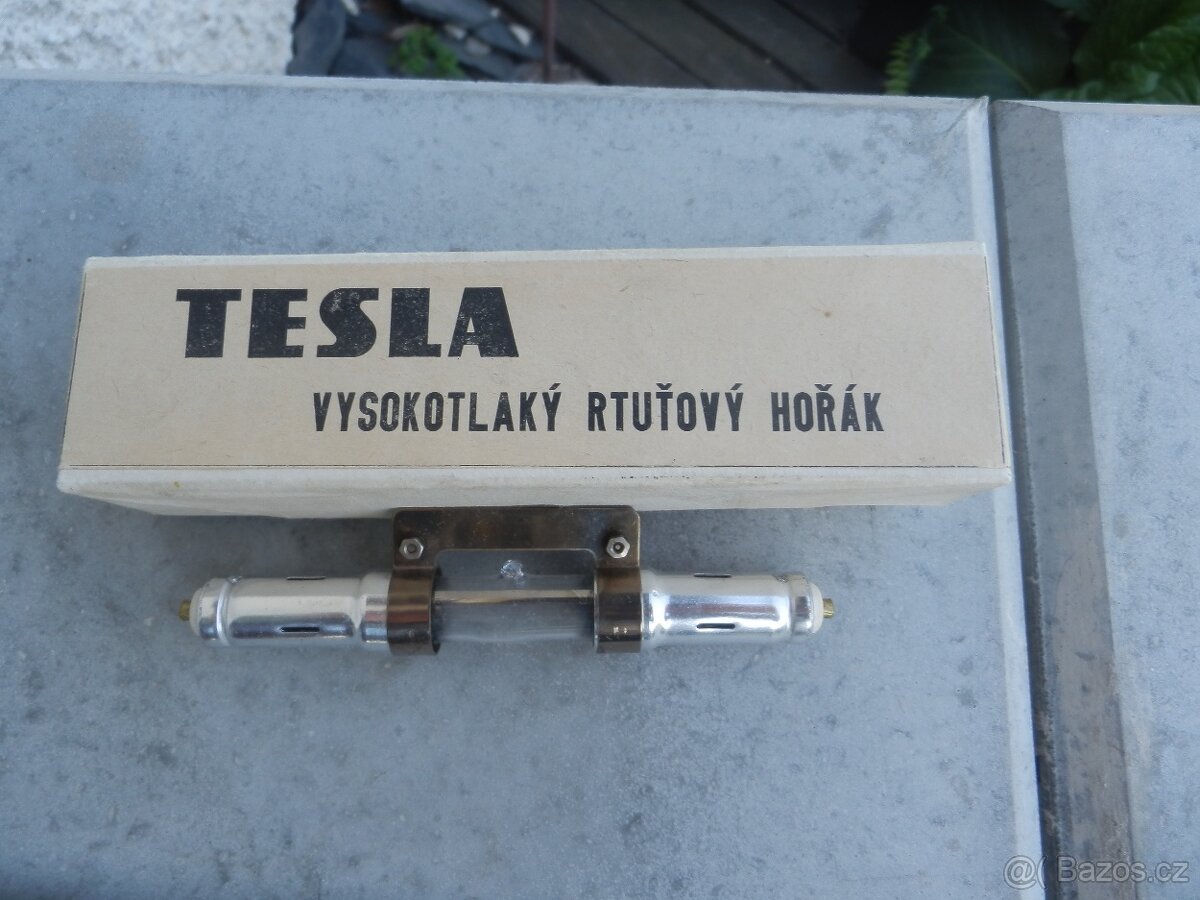 Tesla - rtuťový hořák retro