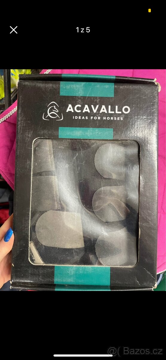 Acavallo přední kamaše neopren/gel