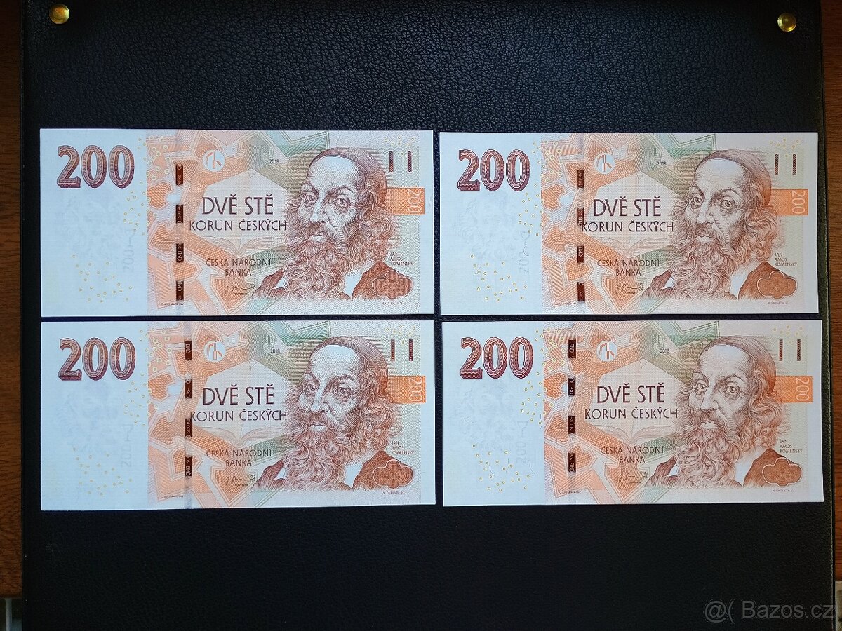 Bankovky 200 Kč, nejnovější serie