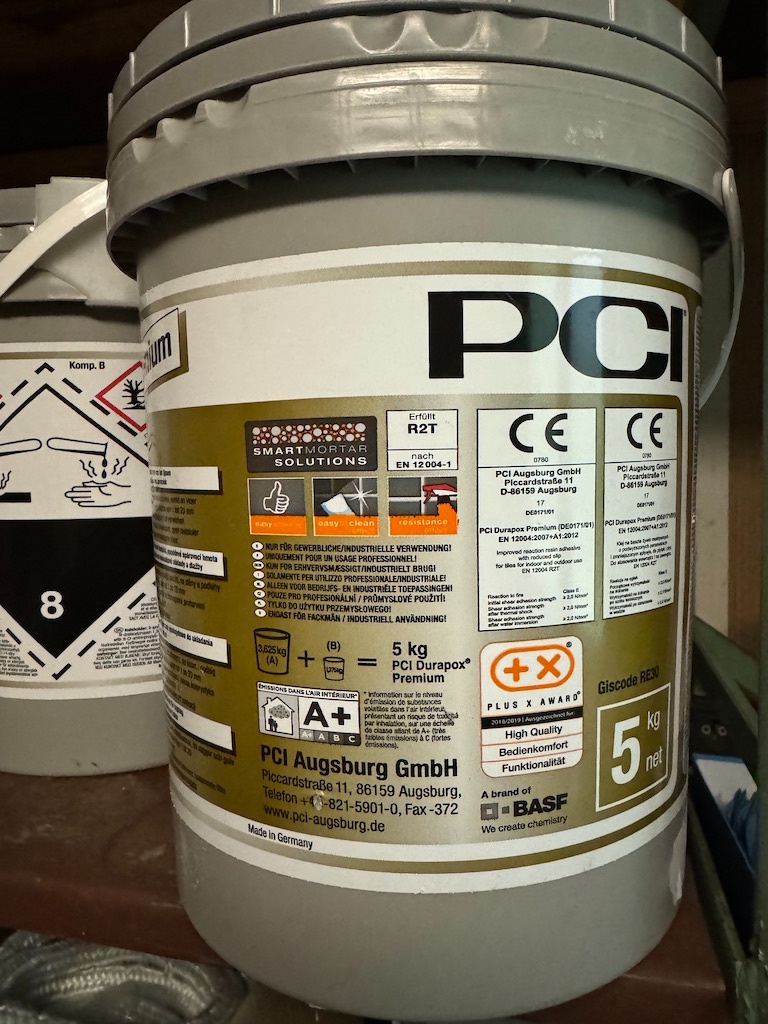 Spárovačka Epoxidová CI durapox premium antracit 5kg / SLEVA