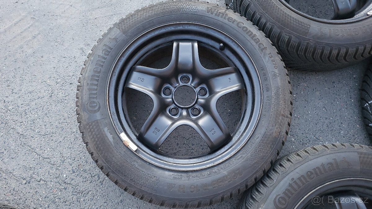 Téměř NOVÁ zimní kola 16" 5x110 Opel Astra H, Zafira B
