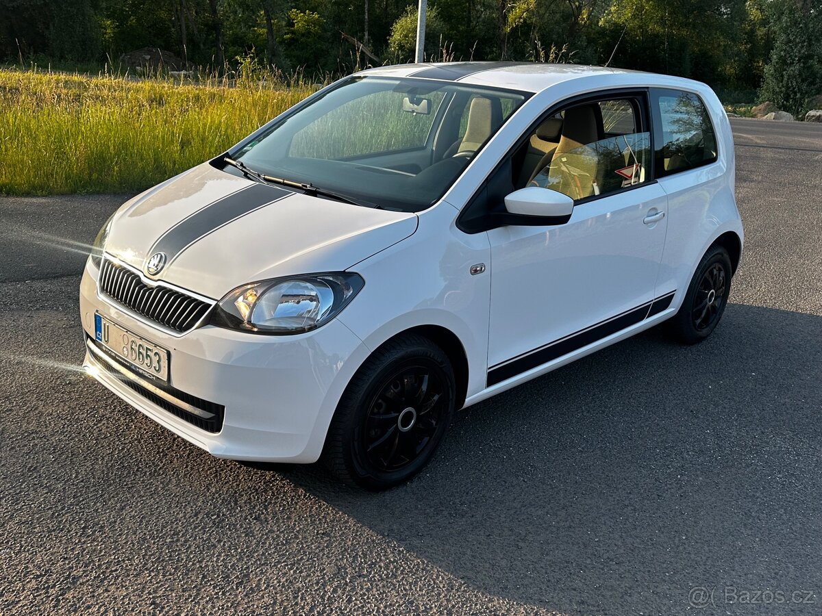 škoda citigo 1.0MPi, r.2012, klima, serviska, stk