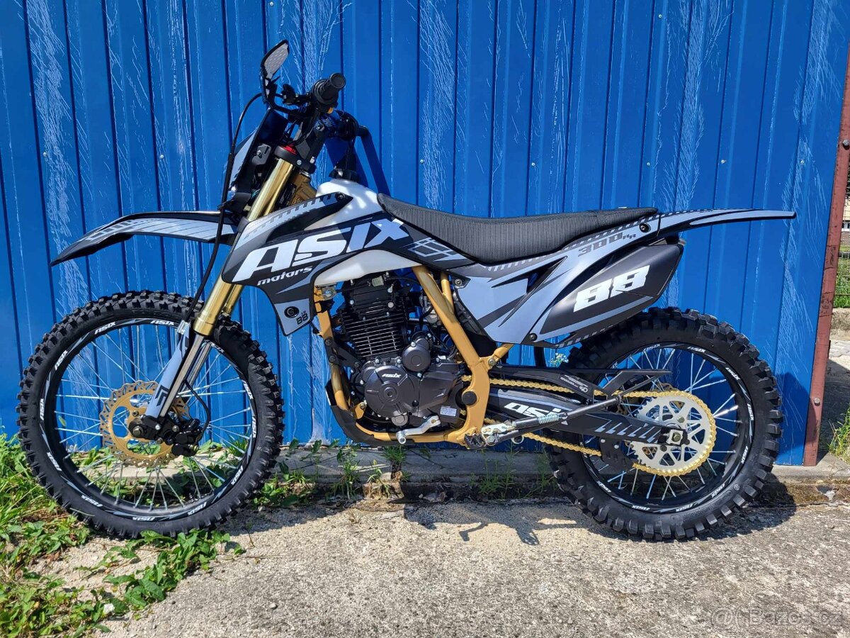 Pitbike ASIX XB-88 300ccm sivá
