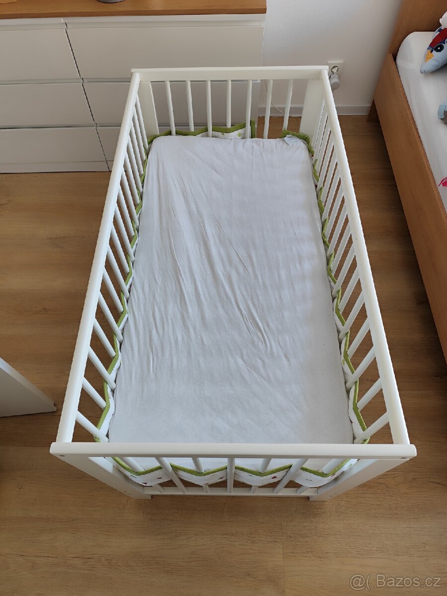 IKEA Gulliver dětská postýlka a matrace