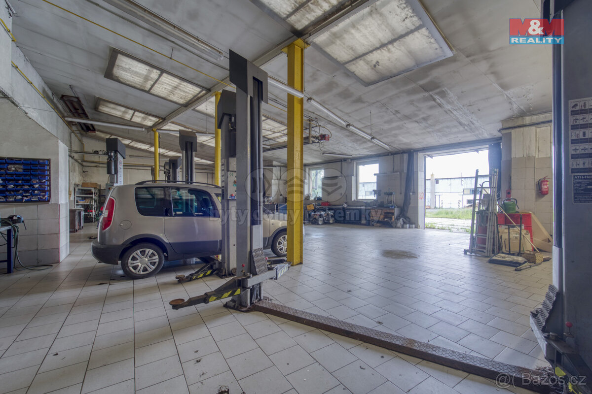 Pronájem autoservisu, 280 m², Rakovník, ul. Huřviny