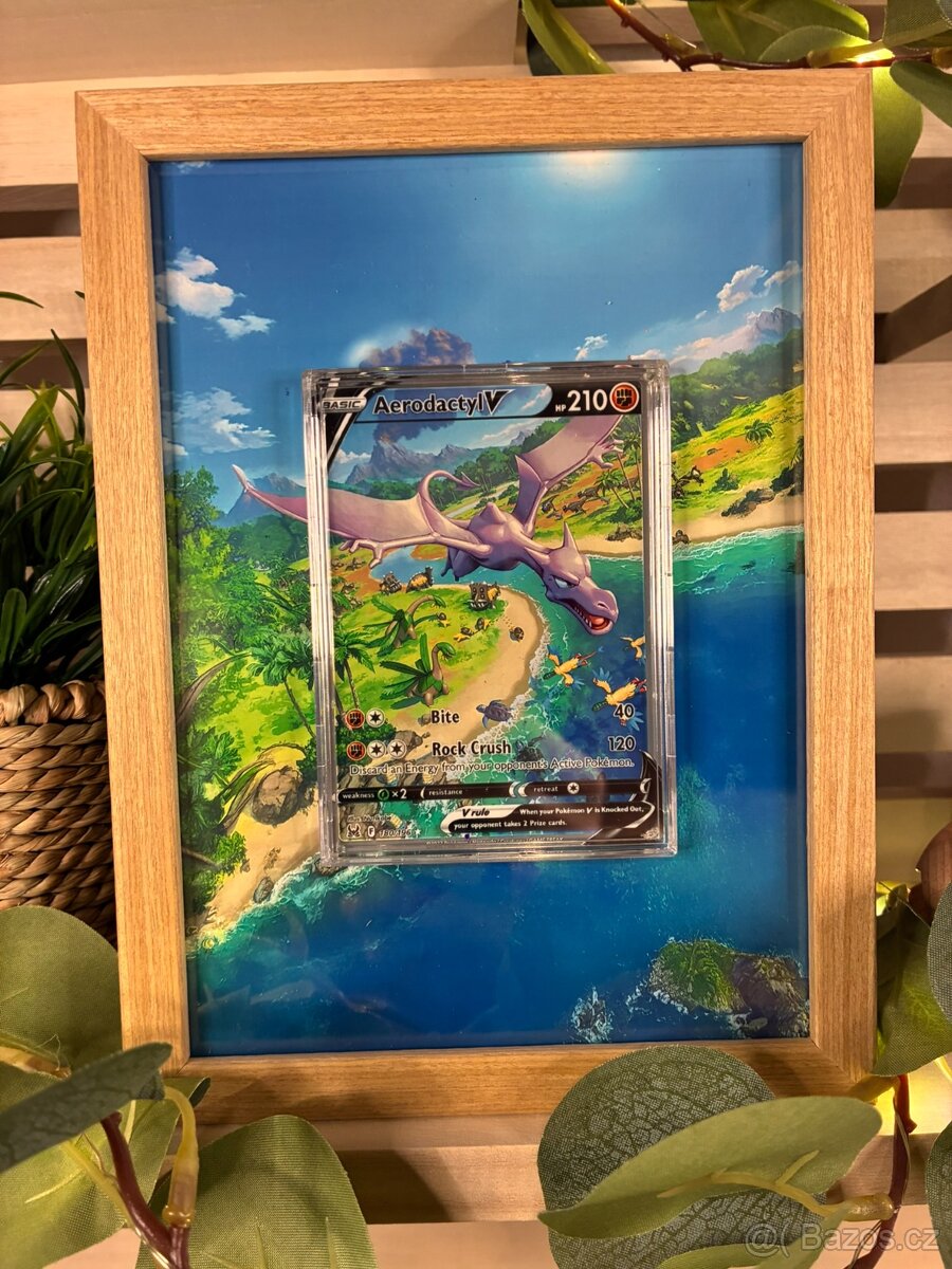 Pokémon extended illustration Aerodactyl LOR#18 + UV obal +