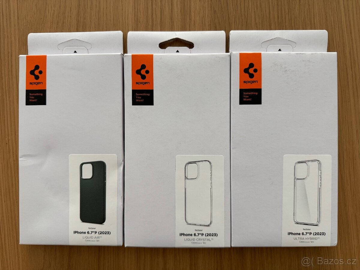 Obal / Kryt Spigen iPhone 15 Pro Max (3 ks)