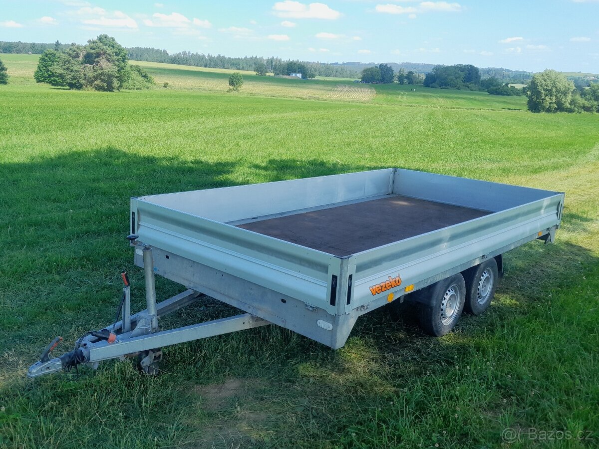Vezeko - přívěsný bržděný vozík R2B2X 2700Kg 417x217