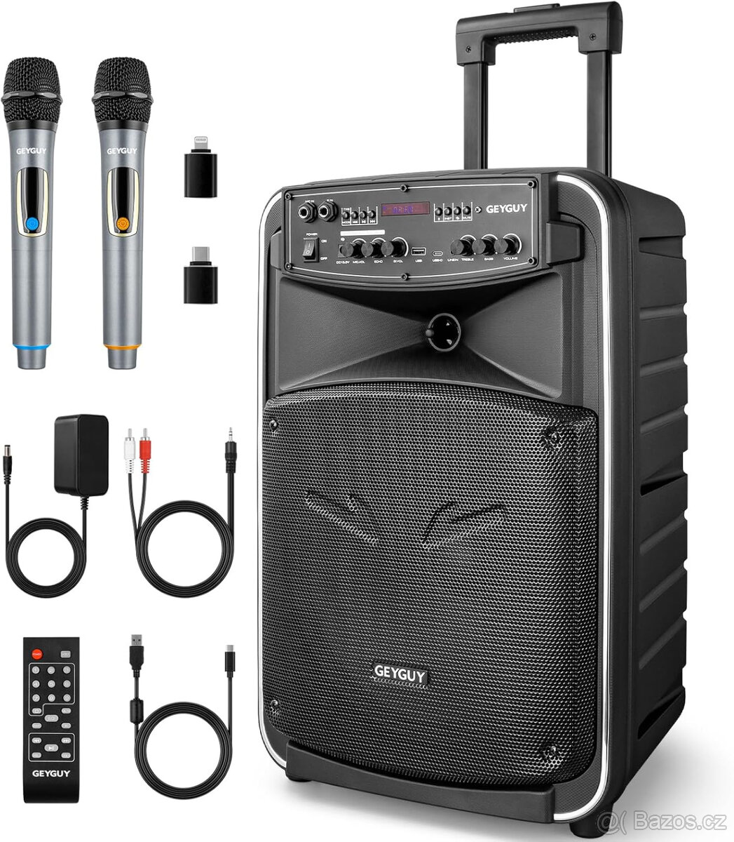 Nový přenosný Bluetooth PA reproduktor GTSK12-2