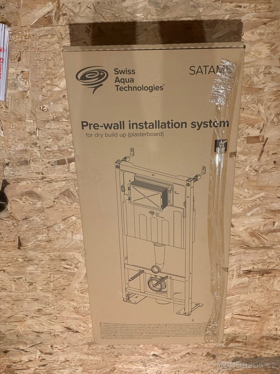 SAT nádržka do lehké stěny k WC SATAMS