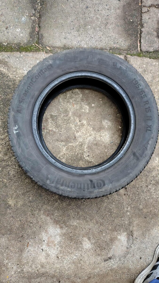 Prodám celoroční pneumatiky 195/65 r15
