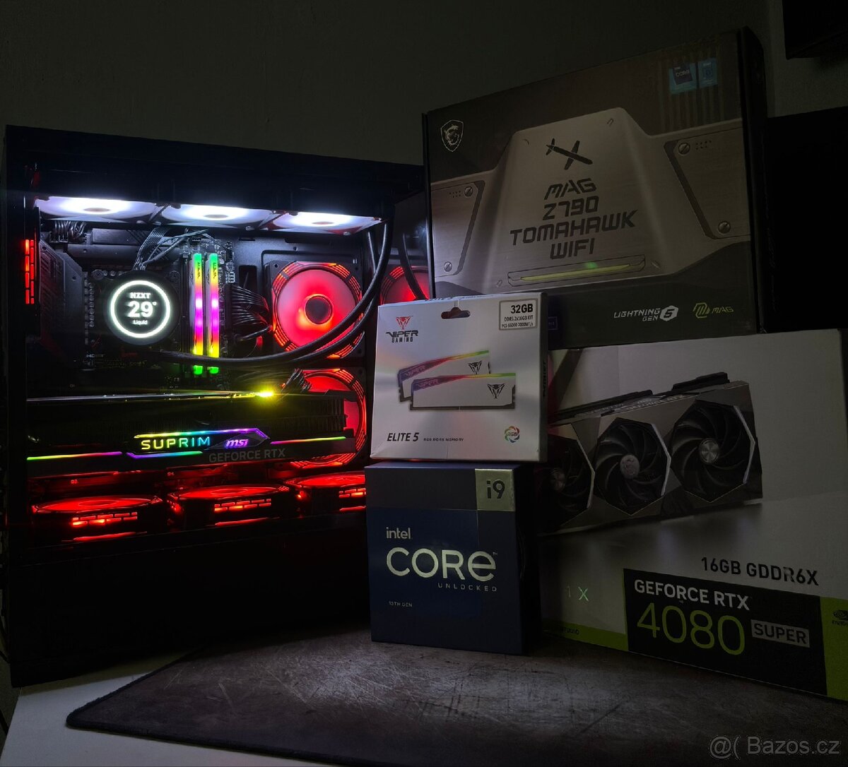 Herní PC i9 13900k, 32 GB RAM DDR 5, RTX 4080 super