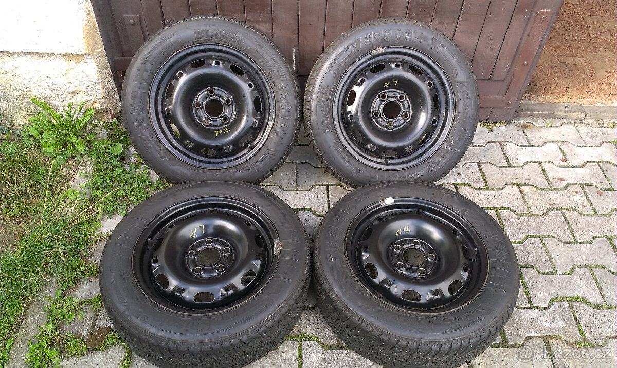 185/60R14 zimní sada škoda fabia polo ibiza 6X14 5X100 ET43