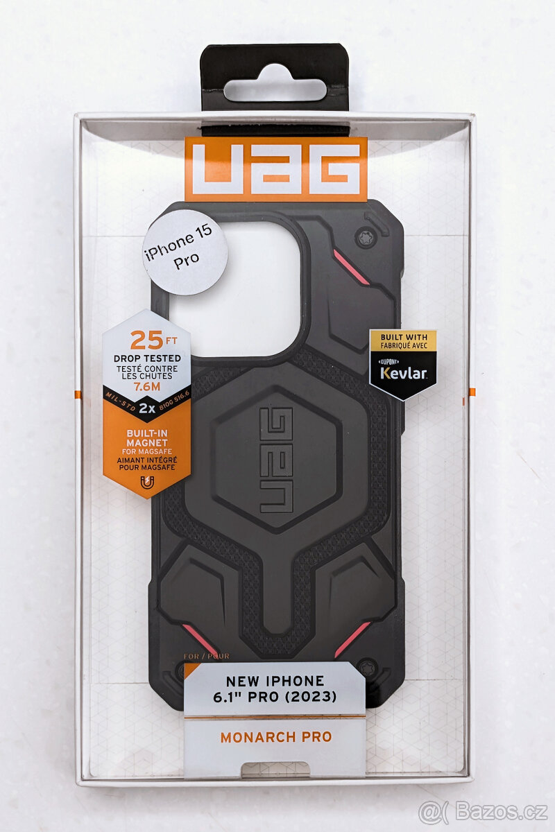 Pouzdro iPhone 15 Pro - UAG Monarch Pro
