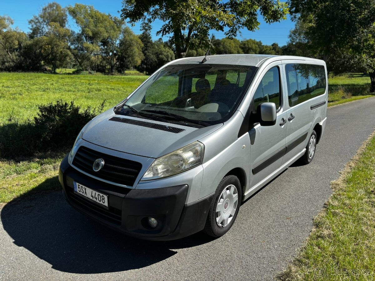 Fiat Scudo 2.0JTD 100kW,RV 2009, LONG, 9.míst, Tažné,Nová ST