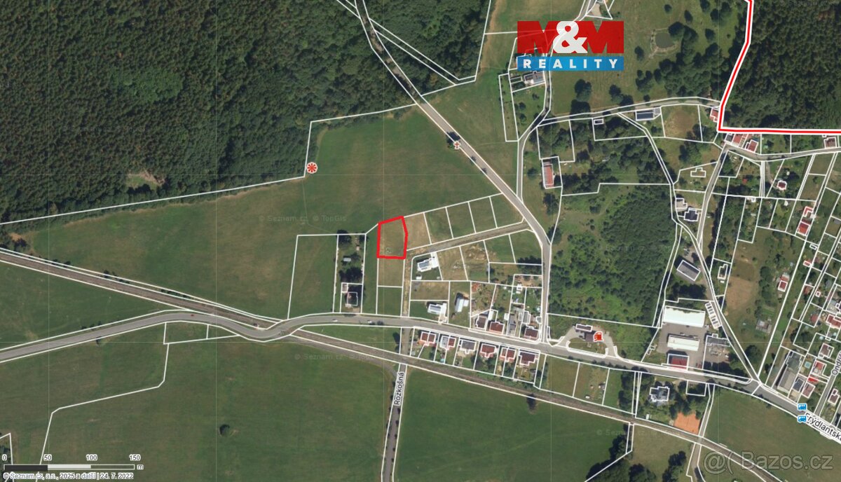 Prodej pozemku k bydlení, 1299 m² Novém Městě pod Smrkem