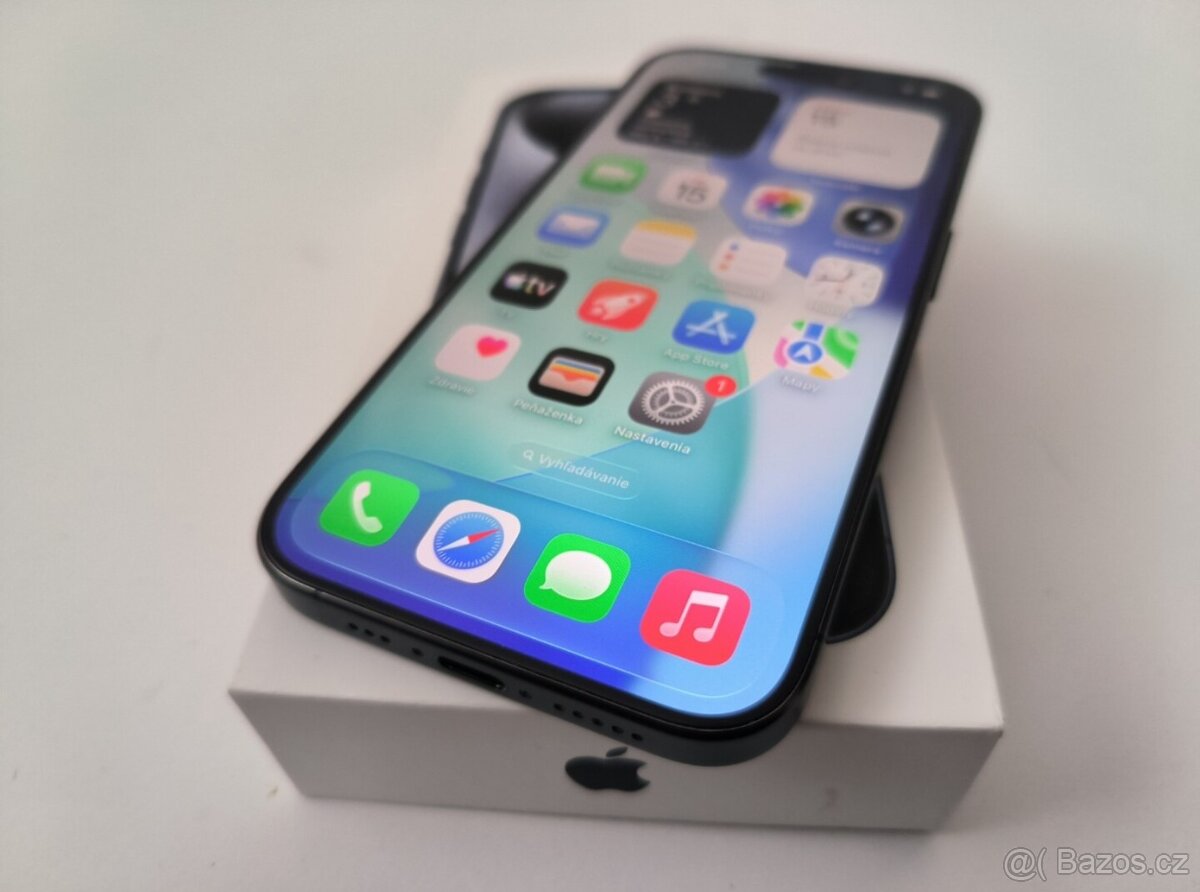 apple iphone 15 PRO 128gb Blue 100% Batéria