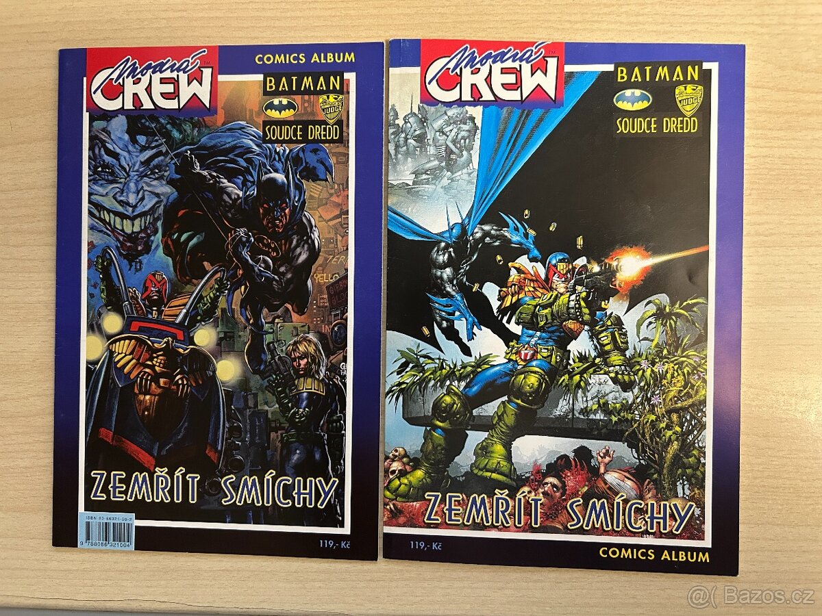 Batman / Soudce Dredd - Zemřít smíchy 1 + 2 (Modrá CREW)