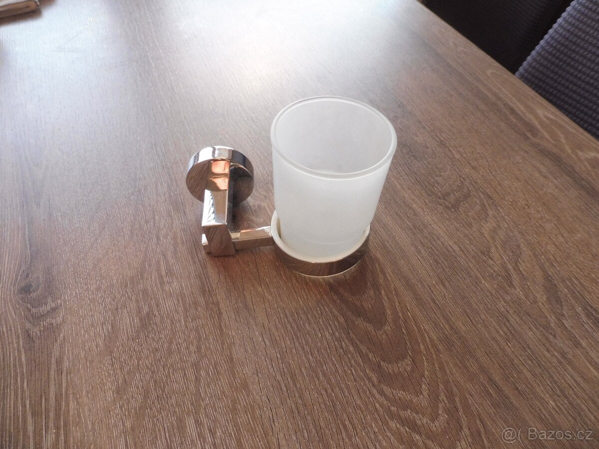 Koupelnový set držák skleničky
